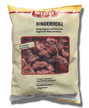 DIBO-Rinderherz, 500g für Hunde 