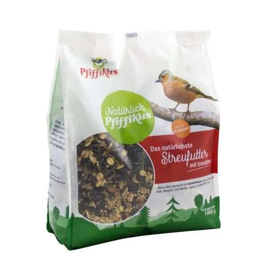 Natürlich Pfiffikus Streufutter mit Insekten, 1 kg 