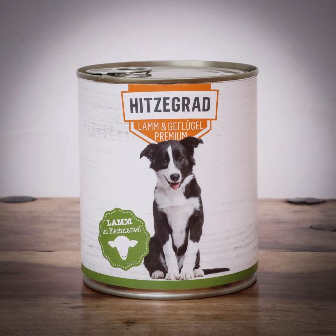 Hitzegrad - Nassfutter-Komplettpaket für Hunde - kleine Dosen, 96*400g 