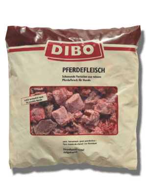 DIBO-Pferdefleisch, 1000g für Hunde 